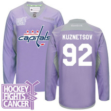 Evgeny Kuznetsov Washington Capitals #92 Purple Hockey Fights Cancer Jersey