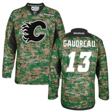 Calgary Flames Johnny Gaudreau #13 Camo Veteran's Day Jersey