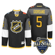 Calgary Flames Mark Giordano #5 Black 2016 All-Star Premier Jersey