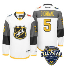 Calgary Flames Mark Giordano #5 White 2016 All-Star Premier Jersey