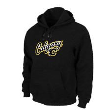 Calgary Flames Black Big & Tall Pullover Hoodie