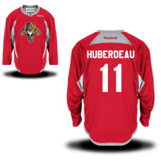 Florida Panthers #11 Jonathan Huberdeau Red Alternate Practice Jersey With 2023 Stanley Cup Patch