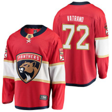 Florida Panthers #72 Breakaway Player Frank Vatrano Jersey Red With 2023 Stanley Cup Patch