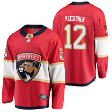 Florida Panthers #12 Breakaway Player Ian McCoshen Jersey Red With 2023 Stanley Cup Patch