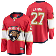 Florida Panthers #27 Breakaway Player Nick Bjugstad Jersey Red