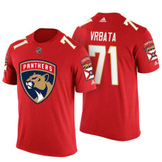 Florida Panthers #71 Radim Vrbata Red Adidas Player Jersey Style T-shirt