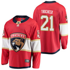 Florida Panthers #21 Breakaway Player Vincent Trocheck Jersey Red