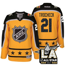 Florida Panthers Vincent Trocheck #21 Yellow La Kings All Star Jersey