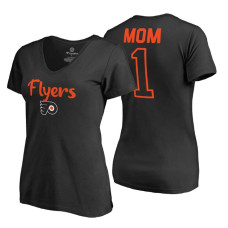 Philadelphia Flyers 2018 Fanatics Mother's Day Number 1 Mom T-Shirt Black