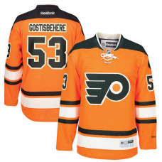 Philadelphia Flyers Shayne Gostisbehere #53 Orange Premier Jersey