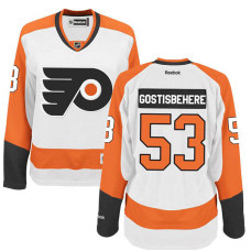 Philadelphia Flyers Shayne Gostisbehere #53 White Away Premier Player Jersey