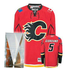 Calgary Flames Mark Giordano #5 Red Home Premier Jersey