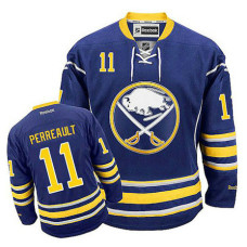 Buffalo Sabres Gilbert Perreault #11 Navy Blue Home Jersey