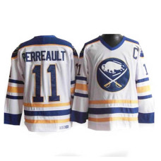 Buffalo Sabres Gilbert Perreault #11 White Throwback Jersey