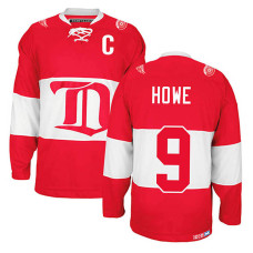 Detroit Red Wings Gordie Howe #9 Red Winter Classic Jersey