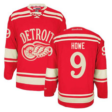 Detroit Red Wings Gordie Howe #9 Red 2014 Winter Classic Jersey