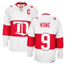 Detroit Red Wings Gordie Howe #9 White Winter Classic Jersey