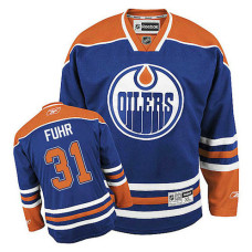 Edmonton Oilers Grant Fuhr #31 Royal Blue Home Jersey