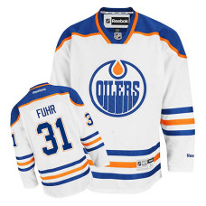 Edmonton Oilers Grant Fuhr #31 White Away Jersey