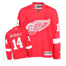 Detroit Red Wings Gustav Nyquist #14 Red Home Jersey