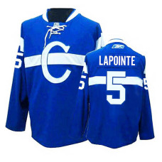 Montreal Canadiens Guy Lapointe #5 Blue Alternate Jersey