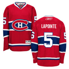 Montreal Canadiens Guy Lapointe #5 Red Home Jersey