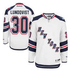 Youth New York Rangers Henrik Lundqvist #30 White 2014 Stadium Series Jersey