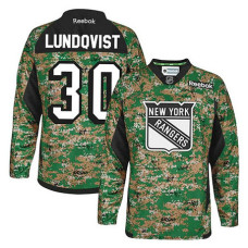 New York Rangers Henrik Lundqvist #30 Camo Veteran's Day Jersey