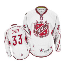 Vancouver Canucks Henrik Sedin #33 White 2012 All-Star Jersey