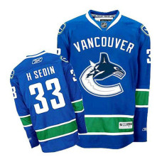 Women's Vancouver Canucks Henrik Sedin #33 Navy Blue Home Jersey