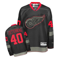 Detroit Red Wings Henrik Zetterberg #40 Black Premier Jersey