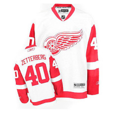 Detroit Red Wings Henrik Zetterberg #40 White Away Jersey