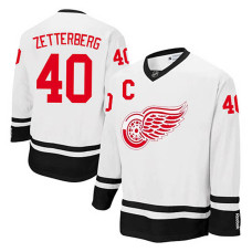 Detroit Red Wings Henrik Zetterberg #40 White Jersey