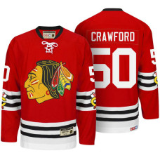 Heroes Of Hockey Premier Chicago Blackhawks #50 Corey Crawford Red Jersey