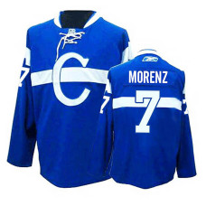 Montreal Canadiens Howie Morenz #7 Blue Alternate Jersey