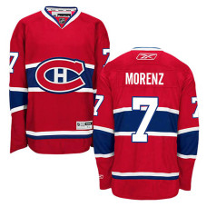 Montreal Canadiens Howie Morenz #7 Red Home Jersey