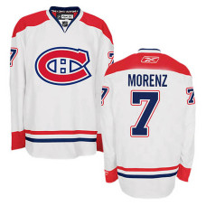 Montreal Canadiens Howie Morenz #7 White Away Jersey