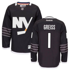 New York Islanders Thomas Greiss #1 Black Alternate Premier Jersey