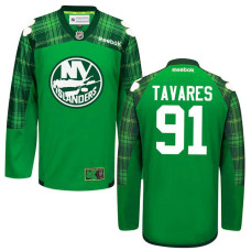 New York Islanders John Tavares #91 Green St. Patrick's Day Jersey