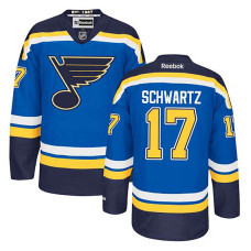 St. Louis Blues Jaden Schwartz #17 Royal Blue Home Jersey