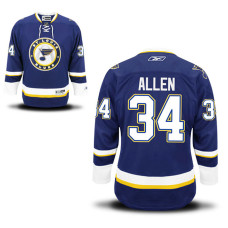 St. Louis Blues Jake Allen #34 Navy Blue Jersey