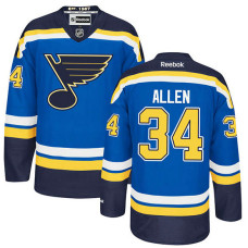 St. Louis Blues Jake Allen #34 Navy Blue Jersey