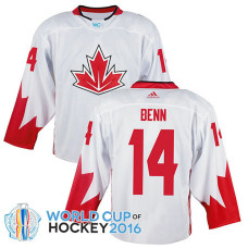 Canada Team Jamie Benn #14 White 2016 World Cup Jersey