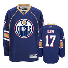 Edmonton Oilers Jari Kurri #17 Navy Blue Alternate Jersey