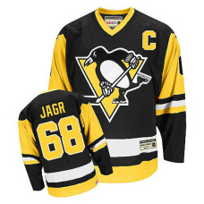 Pittsburgh Penguins Jaromir Jagr #68 Black Throwback Jersey