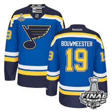 St. Louis Blues Jay Bouwmeester #19 Blue 2016 Stanley Cup Jersey