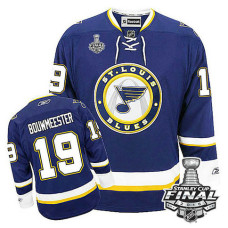 St. Louis Blues Jay Bouwmeester #19 Navy Blue 2016 Stanley Cup Jersey