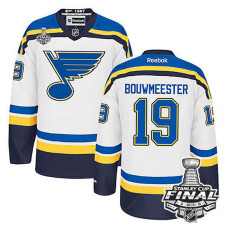 St. Louis Blues Jay Bouwmeester #19 White 2016 Stanley Cup Jersey