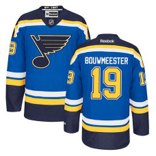 St. Louis Blues Jay Bouwmeester #19 Royal Blue Home Jersey