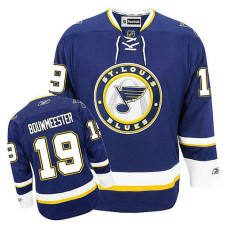 St. Louis Blues Jay Bouwmeester #19 Navy Blue Alternate Jersey